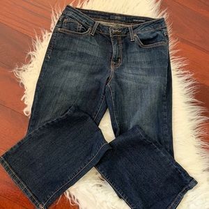 Used Jessica Simpson rocking curvy boot jeans